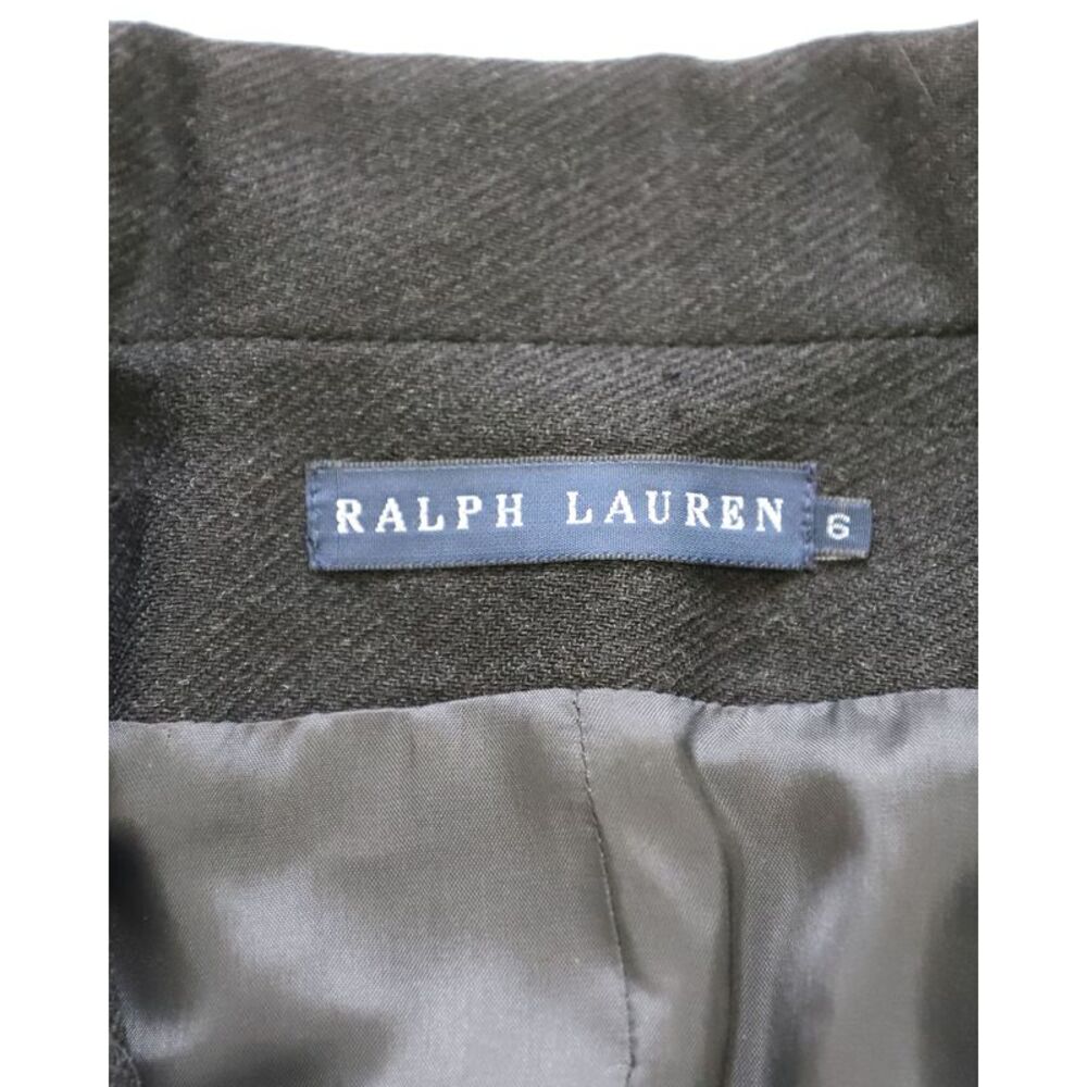 Ralph Lauren Single Breasted Fitted Blazer in Black Wool - Picture 5 of 5